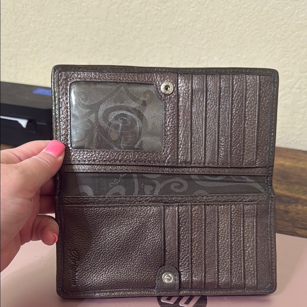 Brighton Metallic Studded Wallet - Picture 8 of 9